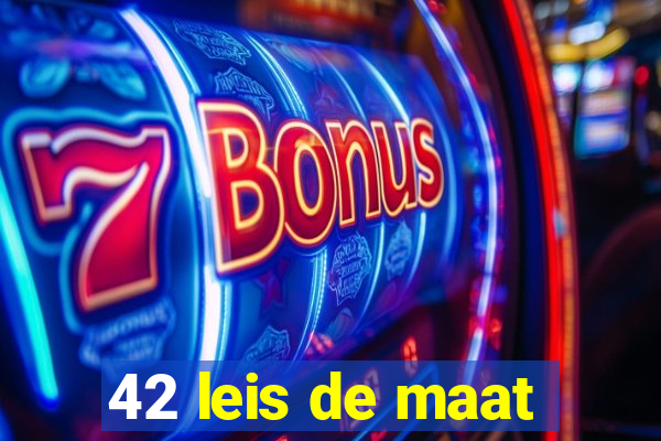 42 leis de maat