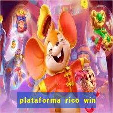 plataforma rico win paga mesmo