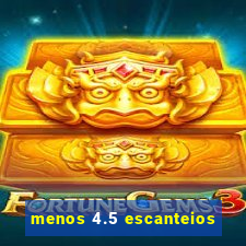 menos 4.5 escanteios