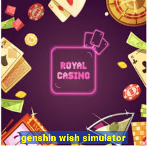 genshin wish simulator