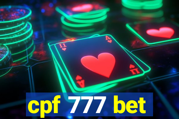 cpf 777 bet