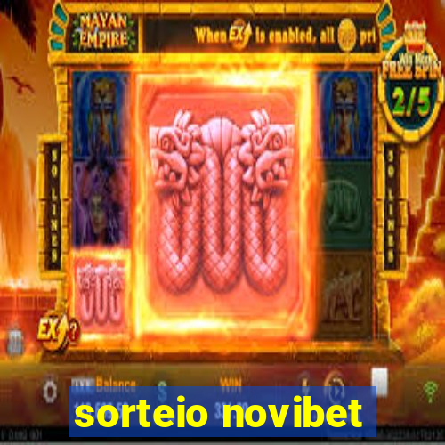 sorteio novibet