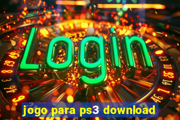 jogo para ps3 download