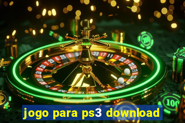 jogo para ps3 download