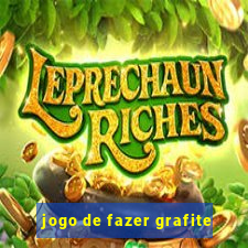 jogo de fazer grafite