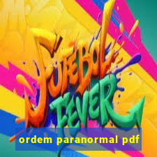 ordem paranormal pdf