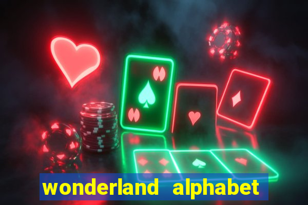 wonderland alphabet comic studio