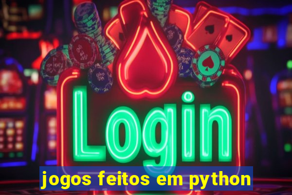 jogos feitos em python