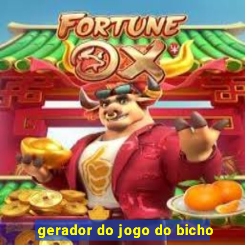 gerador do jogo do bicho