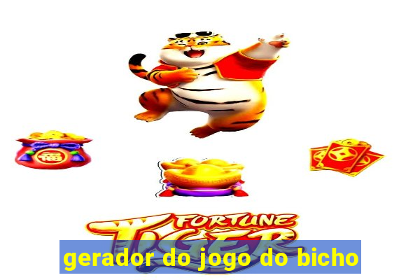 gerador do jogo do bicho