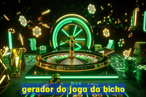 gerador do jogo do bicho