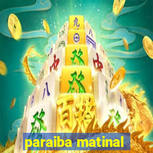 paraiba matinal