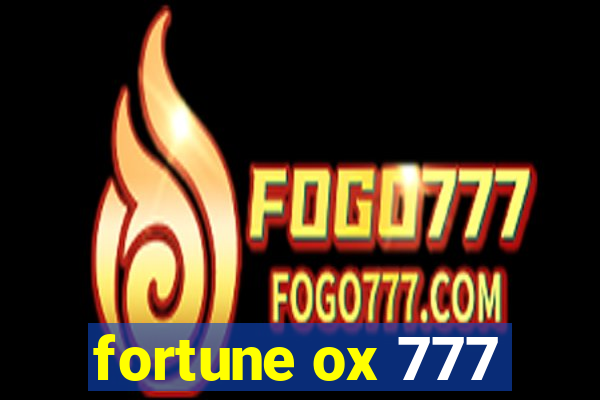 fortune ox 777