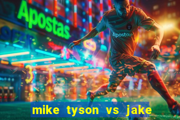 mike tyson vs jake paul assistir online