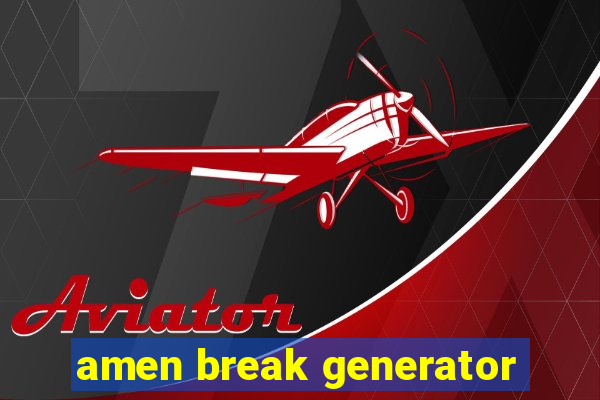 amen break generator