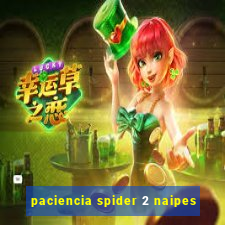 paciencia spider 2 naipes