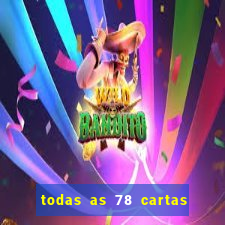 todas as 78 cartas do tarot