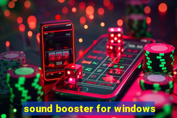 sound booster for windows