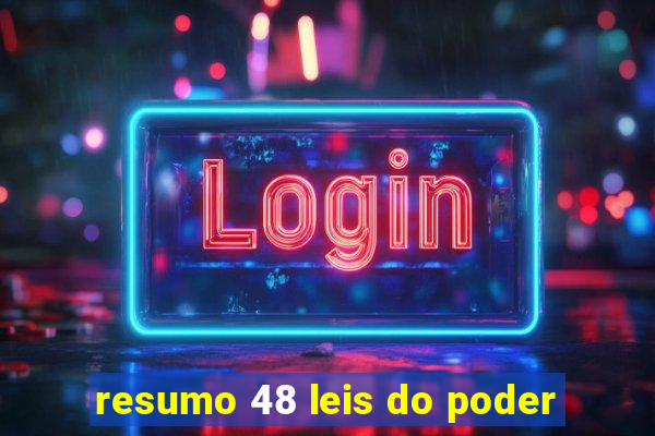 resumo 48 leis do poder