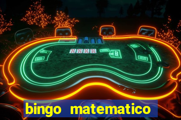 bingo matematico para ensino medio