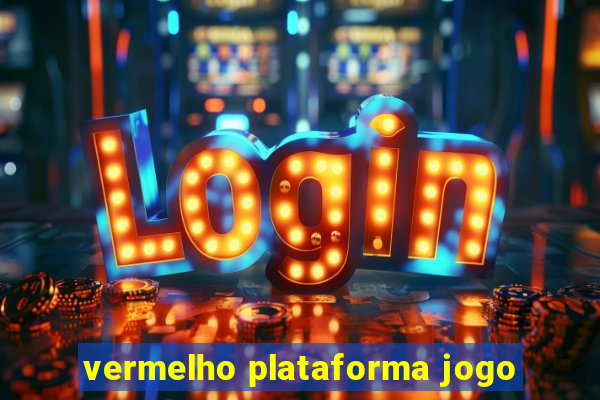 vermelho plataforma jogo