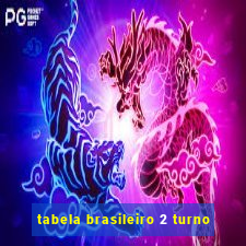 tabela brasileiro 2 turno