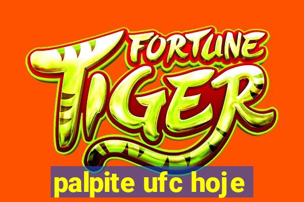 palpite ufc hoje