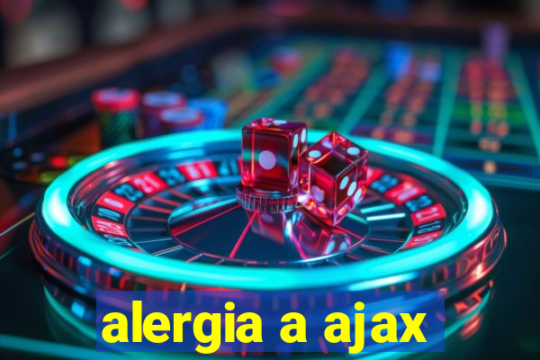 alergia a ajax