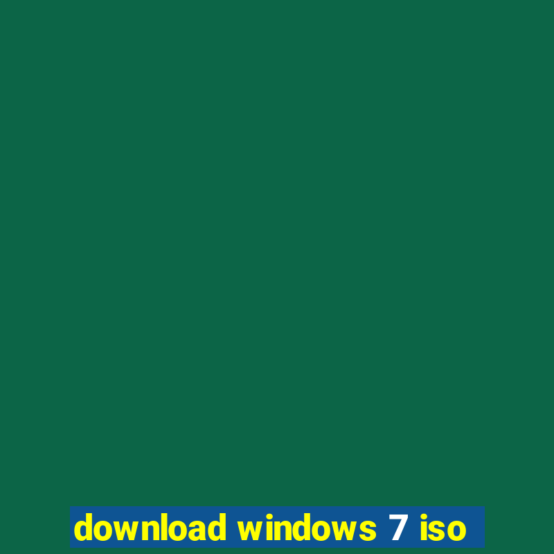 download windows 7 iso