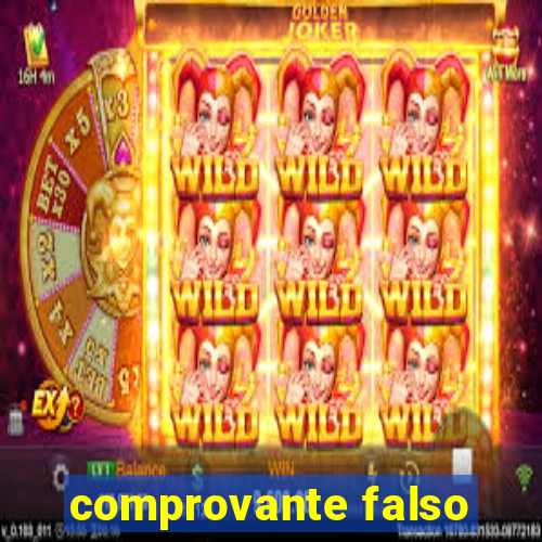 comprovante falso