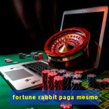 fortune rabbit paga mesmo