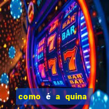 como é a quina do bingo