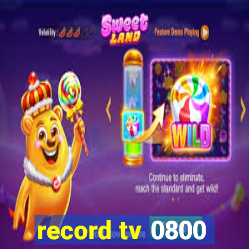 record tv 0800