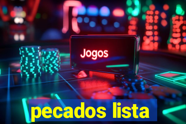 pecados lista