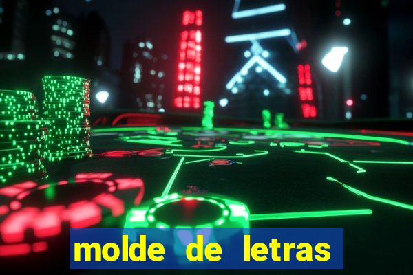 molde de letras feliz natal para imprimir