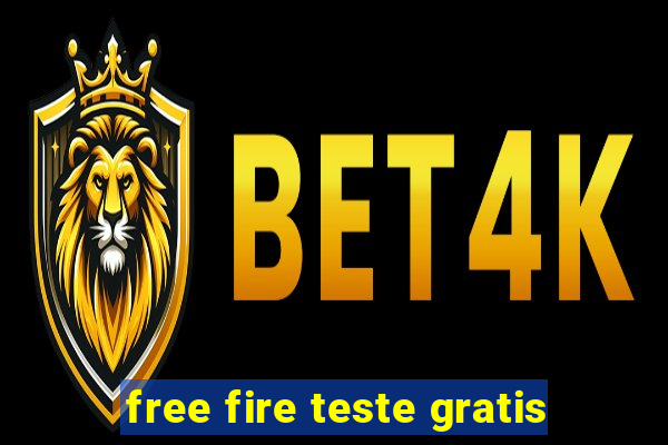 free fire teste gratis