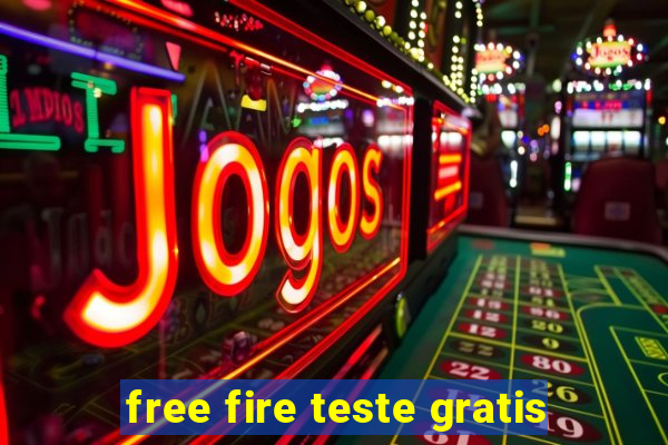 free fire teste gratis