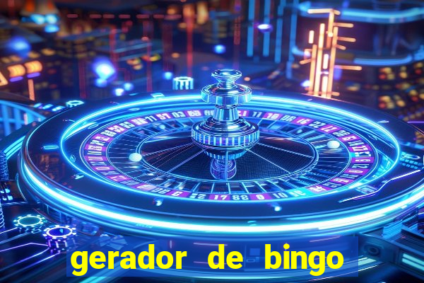 gerador de bingo de palavras