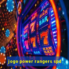 jogo power rangers spd