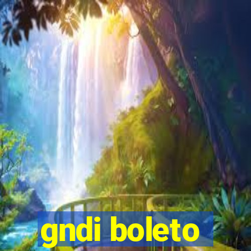 gndi boleto