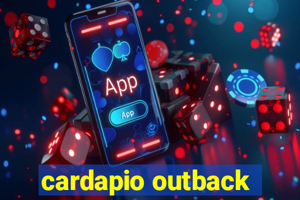 cardapio outback