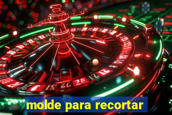 molde para recortar