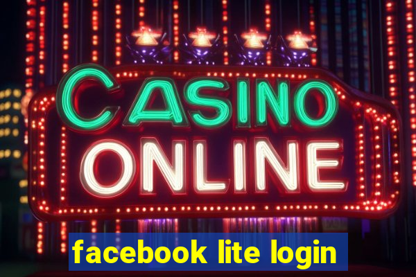 facebook lite login