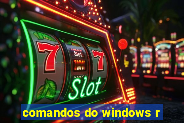 comandos do windows r