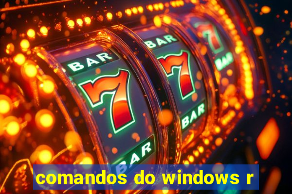 comandos do windows r