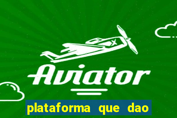 plataforma que dao bonus de cadastro