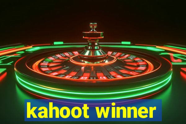 kahoot winner