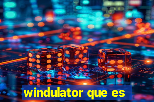 windulator que es