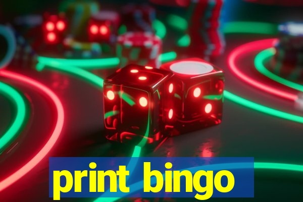 print bingo