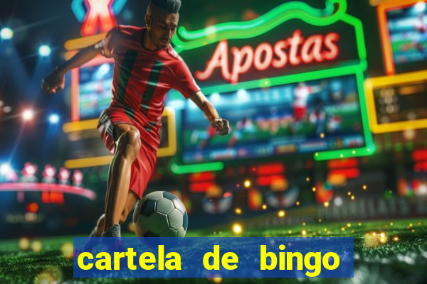 cartela de bingo cha de panela